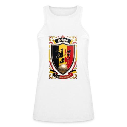 Belgium Lion Crest T-Shirt, Belgian Flag Gift - American Apparel Women’s Racerneck Tank