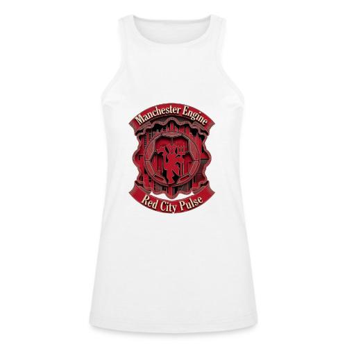 Red Manchester T Shirt, Red Soccer City Pride Gift - American Apparel Women’s Racerneck Tank
