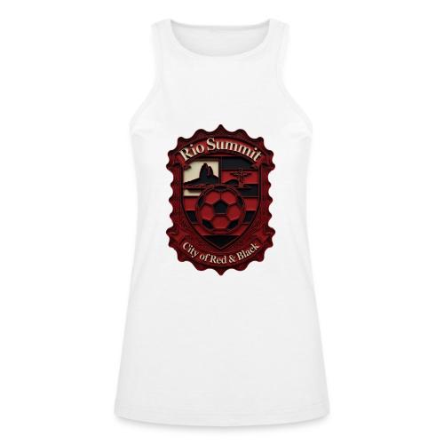 Flamengo Scarlet Summit T-Shirt, Football Gift - American Apparel Women’s Racerneck Tank