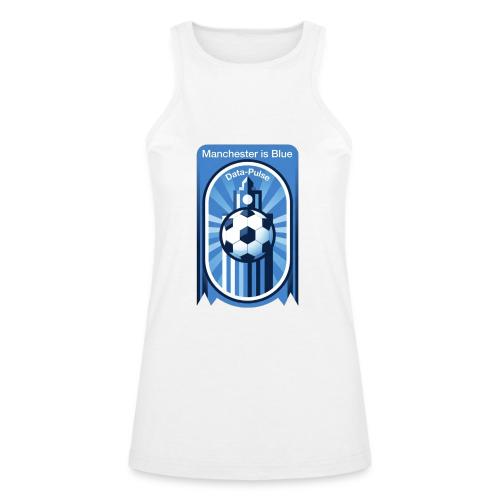 Manchester is Blue Soccer City T Shirt, Apparel - American Apparel Women’s Racerneck Tank