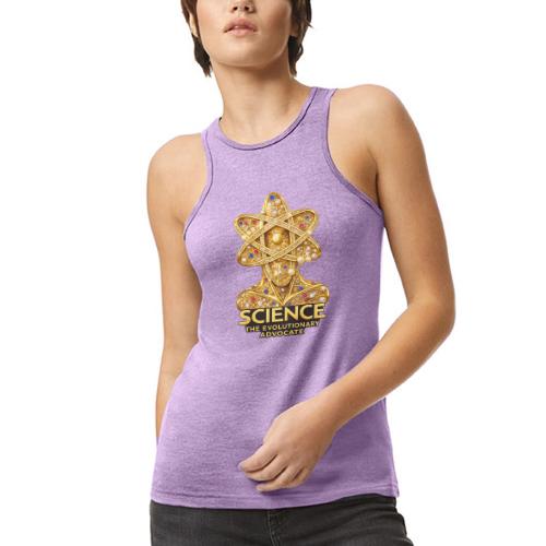 Science the Evolutionary Advocate - American Apparel Women’s Racerneck Tank