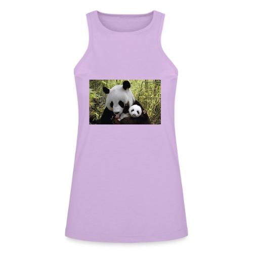 panda - American Apparel Women’s Racerneck Tank