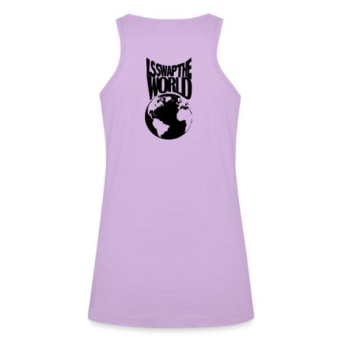 LS Swap the World (Front & Back) - American Apparel Women’s Racerneck Tank