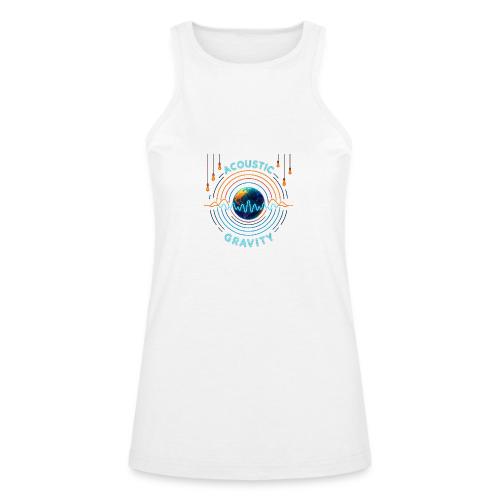 Acoustic Gravity Earth - American Apparel Women’s Racerneck Tank