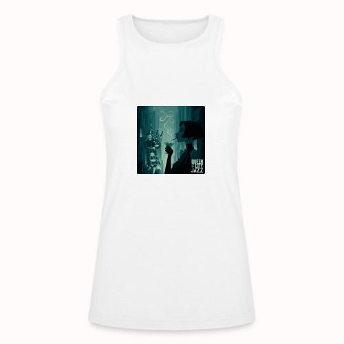 QCPB Jazz - American Apparel Women’s Racerneck Tank