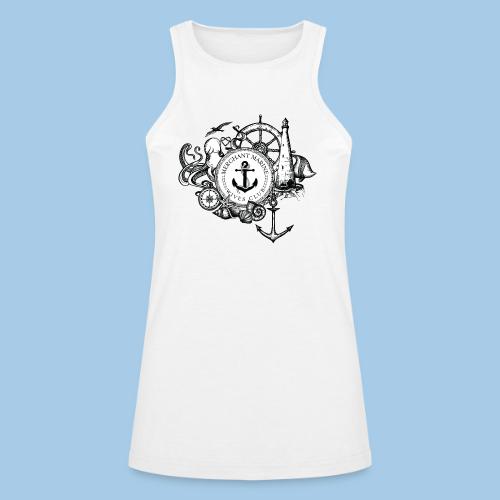 MMWC Nautical Images - American Apparel Women’s Racerneck Tank