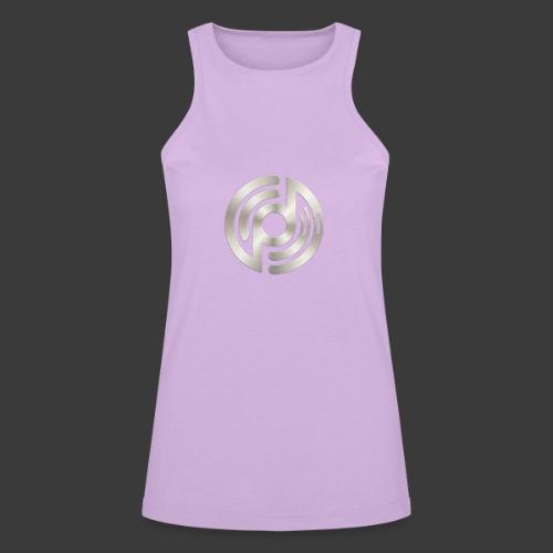 Open Musicians Collective Chrome Logo - American Apparel Women’s Racerneck Tank