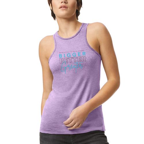 BIGGER BETTER GREATER - American Apparel Women’s Racerneck Tank