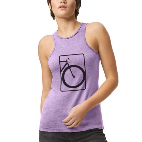 Front Wheel Forward - American Apparel Women’s Racerneck Tank