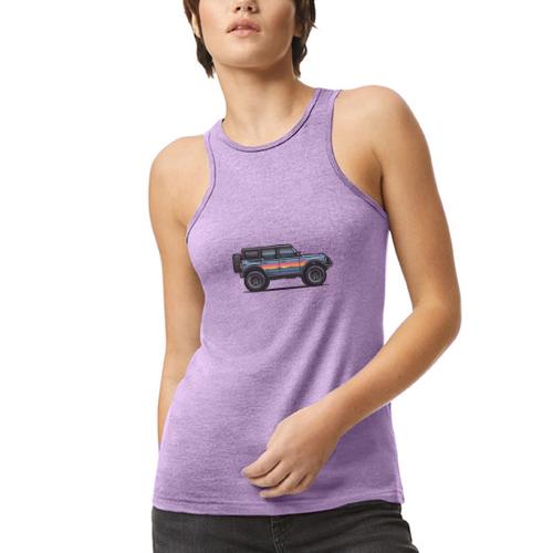 FVG Bronco Sunset - American Apparel Women’s Racerneck Tank