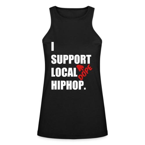 I Support DOPE Local HIPHOP. - American Apparel Women’s Racerneck Tank