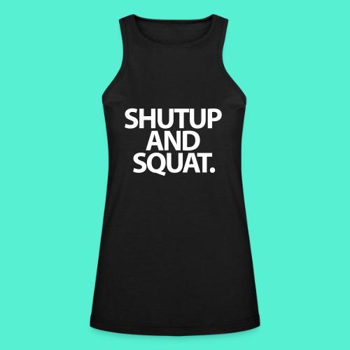 Shutup type Gym Motivation - American Apparel Women’s Racerneck Tank