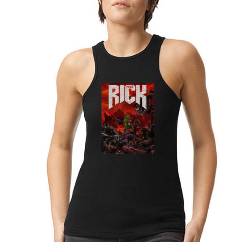 Pickle Doom - American Apparel Women’s Racerneck Tank