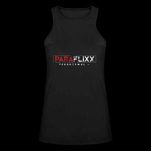PARAFlixx White Grunge - American Apparel Women’s Racerneck Tank