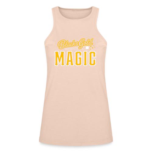 Black & Gold Magic - American Apparel Women’s Racerneck Tank
