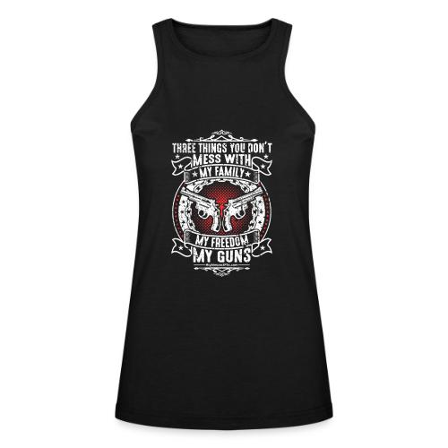 Three Things You Don't Mess with WHITE - American Apparel Women’s Racerneck Tank
