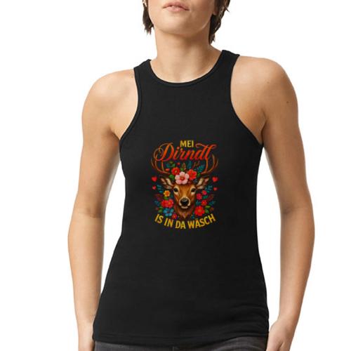 Mei Dirndl is in da Wäsch - American Apparel Women’s Racerneck Tank