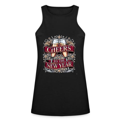New Year's Champagne T-Shirt - American Apparel Women’s Racerneck Tank