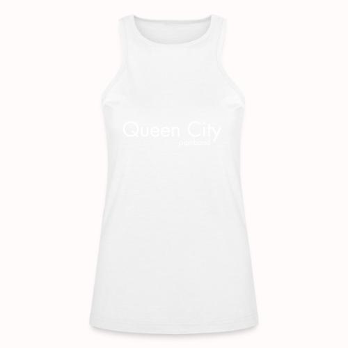 Queen City white - American Apparel Women’s Racerneck Tank