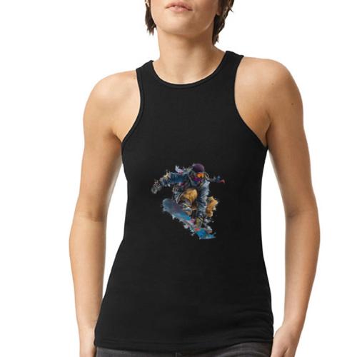 Snowboarding: Splash of Speed - American Apparel Women’s Racerneck Tank