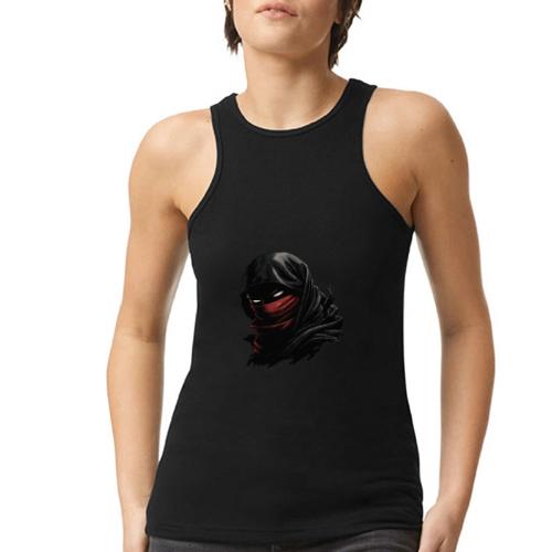 Shadowflame Ninja - American Apparel Women’s Racerneck Tank