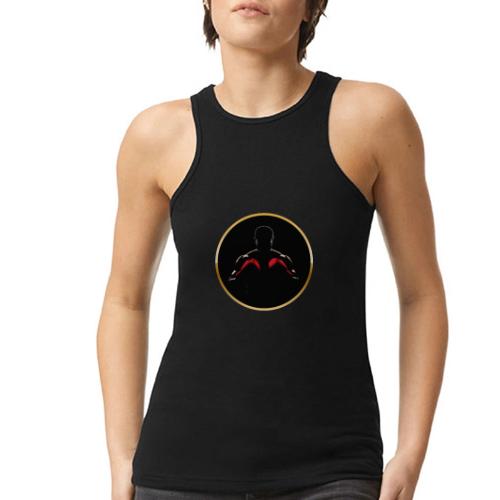Boxing: Gold Core Muscle - American Apparel Women’s Racerneck Tank