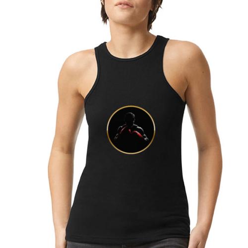 Boxing: Crimson Gloves Fighter - American Apparel Women’s Racerneck Tank