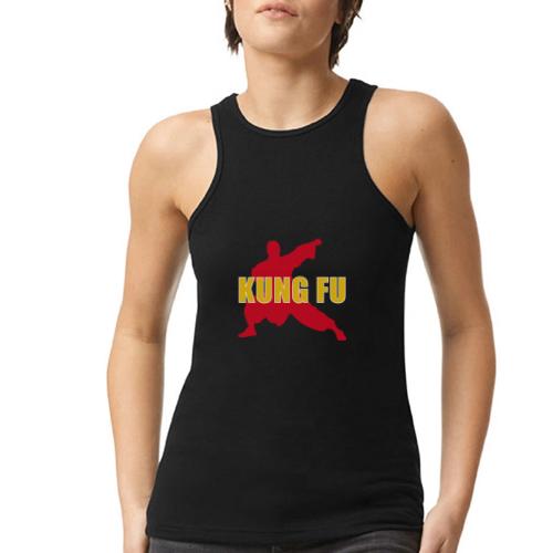 Kung Fu Energy - American Apparel Women’s Racerneck Tank
