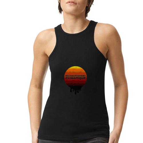 Global warming - American Apparel Women’s Racerneck Tank