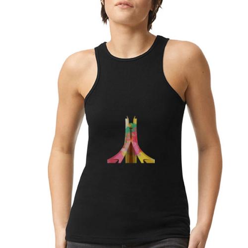 Maqam Echahid: Martyr's Memorial - American Apparel Women’s Racerneck Tank