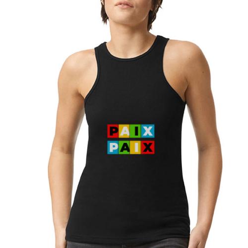 Peace in Colour - American Apparel Women’s Racerneck Tank