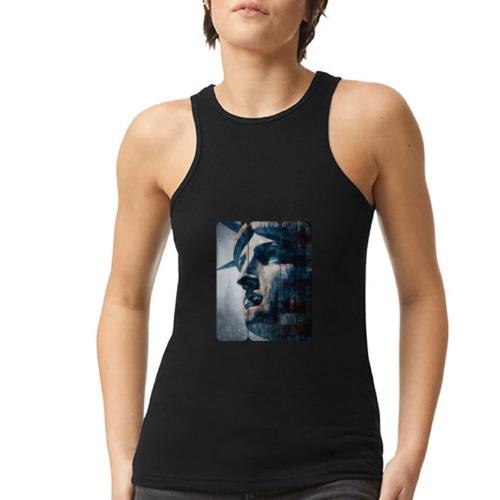 USA: Urban Liberty Triptych - American Apparel Women’s Racerneck Tank
