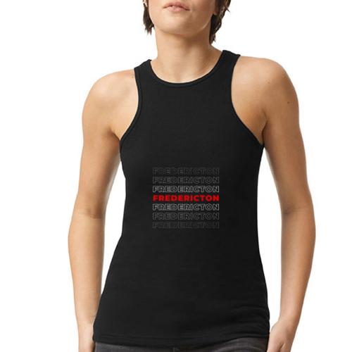 Fredericton Frame - American Apparel Women’s Racerneck Tank