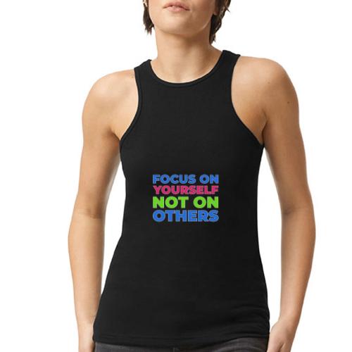 Eyes on You - American Apparel Women’s Racerneck Tank