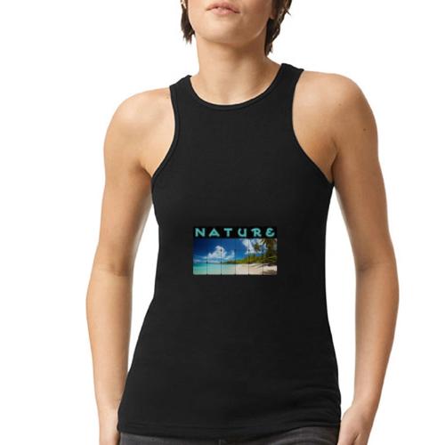 Nature: Island Bliss - American Apparel Women’s Racerneck Tank