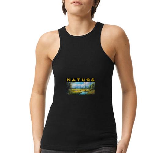 Nature: Season of Bloom - American Apparel Women’s Racerneck Tank