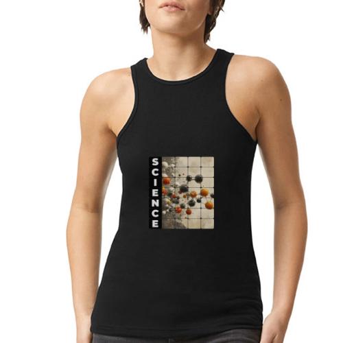 Science in Structure - American Apparel Women’s Racerneck Tank