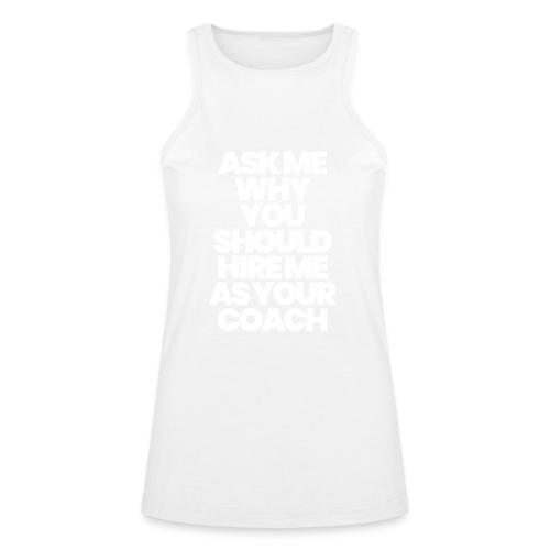 ASK ME WHY YOU SHOULD HIRE ME AS YOUR COACH - American Apparel Women’s Racerneck Tank