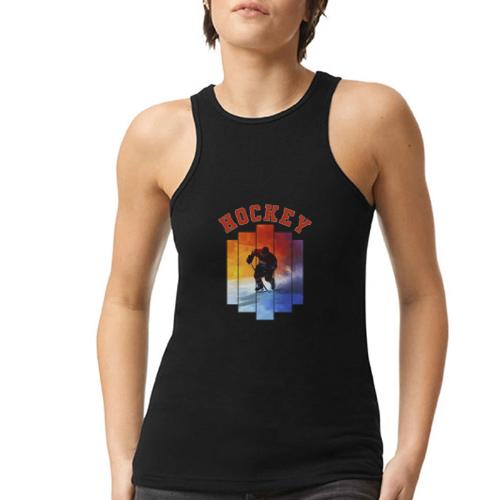 Hockey Rush - American Apparel Women’s Racerneck Tank