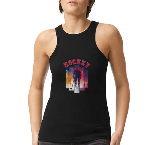 Hockey Zone - American Apparel Women’s Racerneck Tank