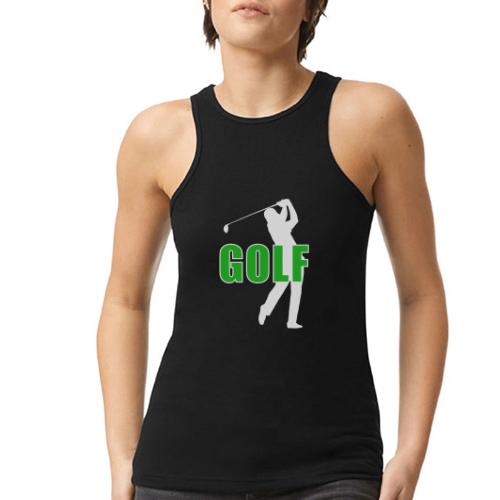 Golf: Classic Golf Motion - American Apparel Women’s Racerneck Tank