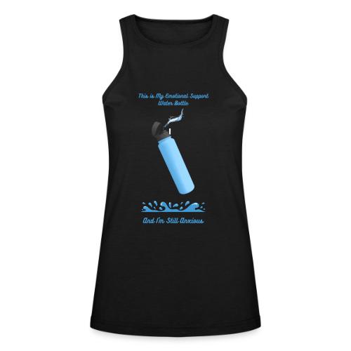 Emotional Support Water Bottle T-Shirt | Still Anx - American Apparel Women’s Racerneck Tank