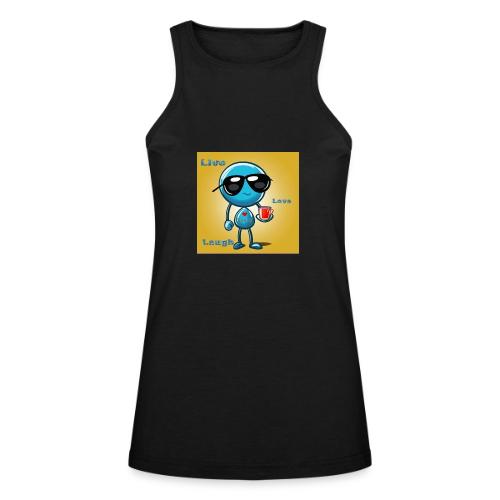 Live. Laugh. Love - American Apparel Women’s Racerneck Tank