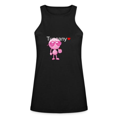 Smoon City_Tuscany Pink - American Apparel Women’s Racerneck Tank
