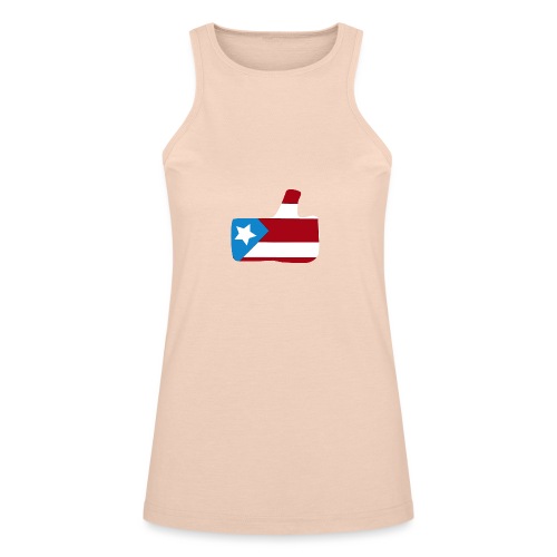 Puerto Rico Like It - American Apparel Women’s Racerneck Tank