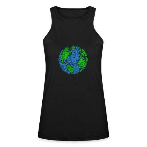 Global PEACE Sphere - American Apparel Women’s Racerneck Tank