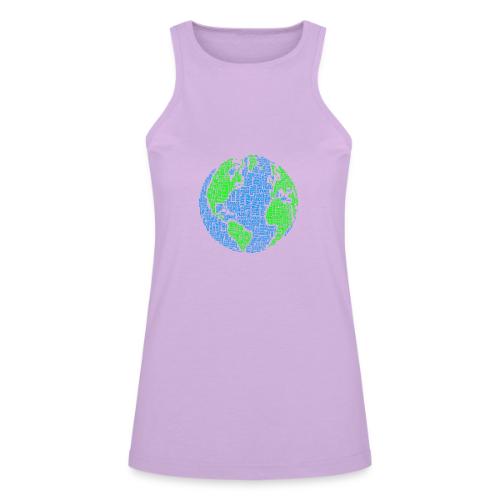 Global PEACE Sphere - American Apparel Women’s Racerneck Tank