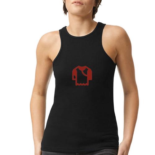 Logo outline - American Apparel Women’s Racerneck Tank