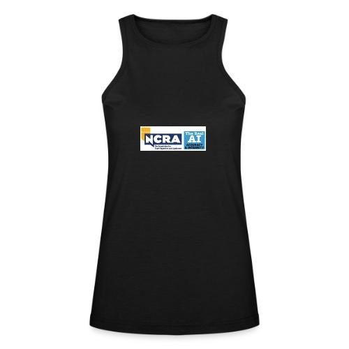 NCRA & AI logo with tagline - American Apparel Women’s Racerneck Tank