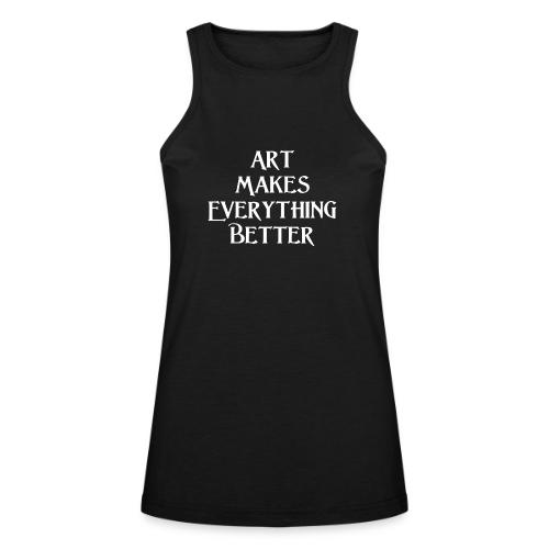 Art Makes Everything Better. - American Apparel Women’s Racerneck Tank